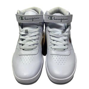 Men's White High-top Champion Sneakers - Court HI 2, Size 11